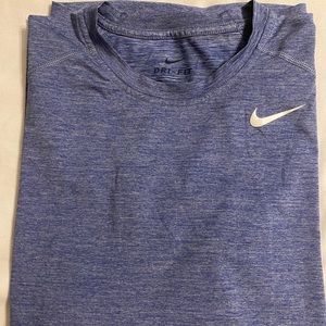 NIKE DRI-FIT LONG SLEEVE Athletic Shirt! Only tried on! Was wrong size! BLUE